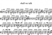 陳奕迅-Shall We Talk (Tre Lune MMXIX)架子鼓譜