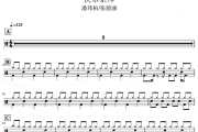 快乐崇拜 鼓谱 张韶涵潘玮柏-快乐崇拜爵士鼓谱