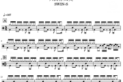 只因你太美鼓谱 SWIN-S 只因你太美爵士鼓谱