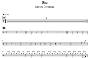 She 鼓谱 Groove Coverage-She爵士鼓谱