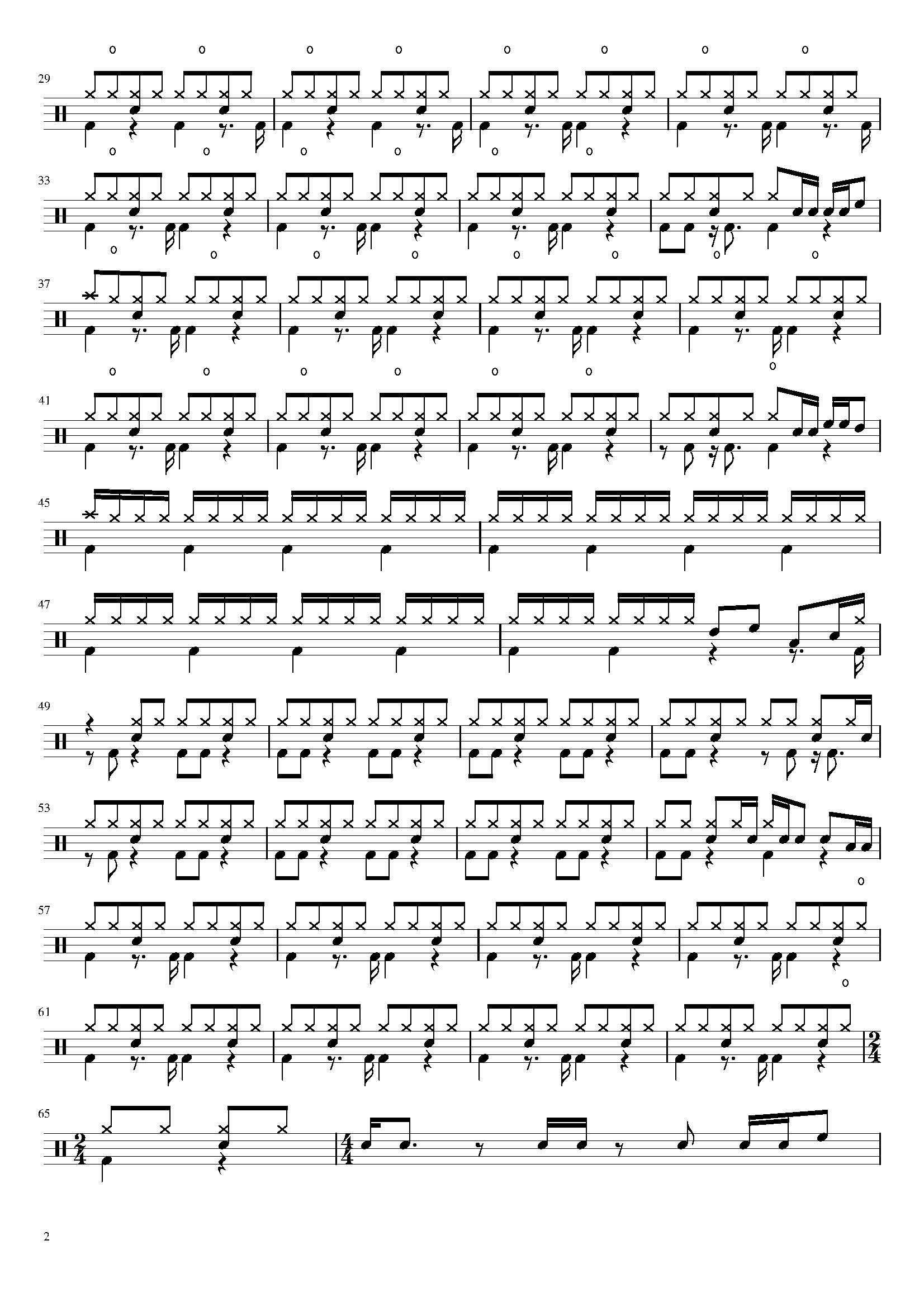 Stay With Me鼓谱 松原美纪《Stay With Me》架子鼓|爵士鼓|鼓谱