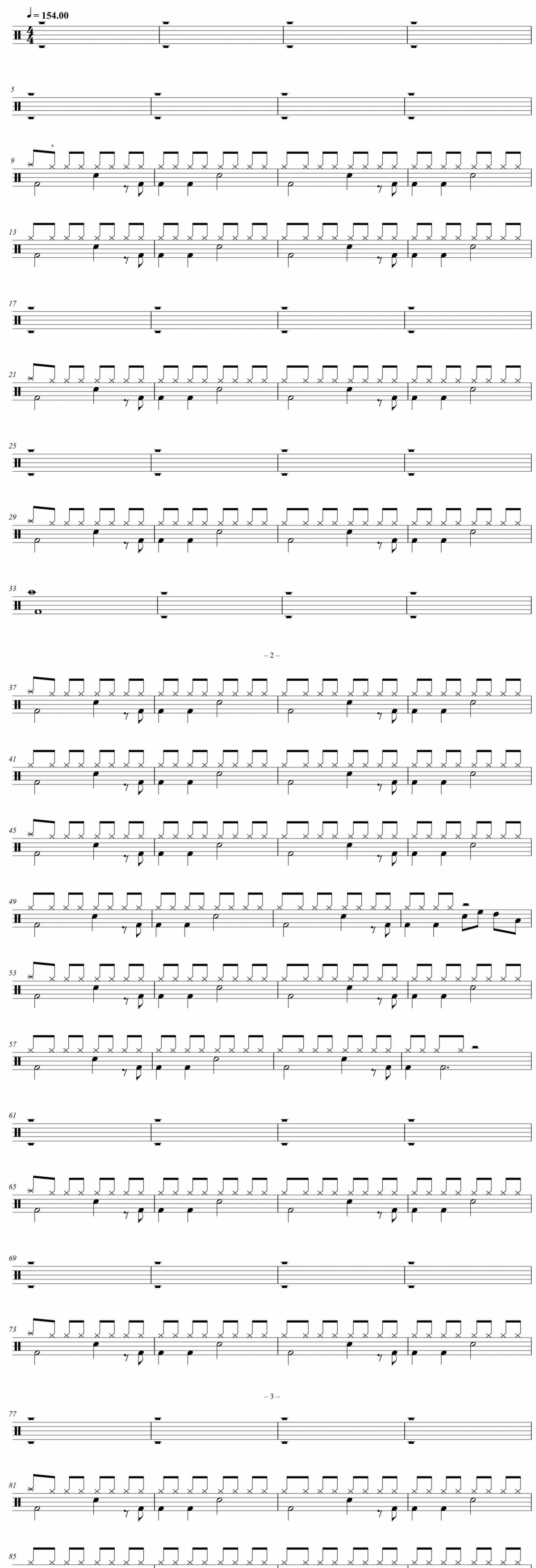 steal my girl鼓谱 one direction《steal my girl》架子鼓|爵士鼓|鼓谱