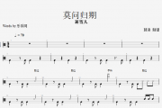 莫问归期 鼓谱  蒋雪儿-莫问归期架子鼓谱附(动态鼓谱)演示