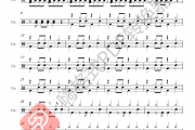 电视剧作品 巴啦啦小魔仙架子鼓谱爵士鼓曲谱