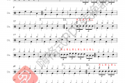 小叮当鼓谱 哆啦A梦架子鼓谱爵士鼓曲谱