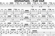 Full out boy-Immortals架子鼓谱（超能陆战队主题曲）鼓谱