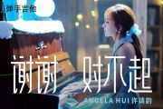 许靖韵-谢谢对不起吉他谱C调弹唱谱