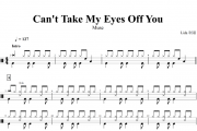 Muse - Can't Take My Eyes Off You架子鼓谱+动态鼓谱
