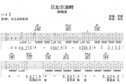 李健-贝加尔湖畔吉他谱弹唱谱C调