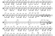 游戏歌曲 魂斗罗第三关架子鼓谱爵士鼓曲谱