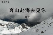 阿冗《奔山赴海去见你》吉他谱六线谱C调