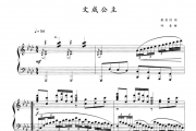 文成公主钢琴谱 王庆爽《文成公主》五线谱