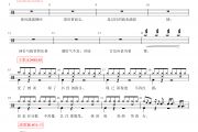 张国荣-沉默是金架子鼓谱爵士鼓曲谱