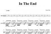 Linkin Prak-in the end架子鼓谱