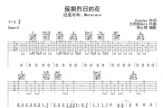 迟里乌布&Morerare《簇拥烈日的花》吉他谱六线谱