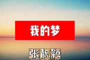 张靓颖-我的梦简谱降E调