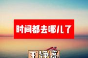 王铮亮-时间都去哪儿了简谱F调