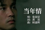 張國榮 -當年情【原版】架子鼓谱爵士鼓曲谱
