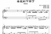 程佳佳-亲爱的下雨了钢琴谱五线谱