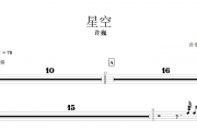 许巍-星空鼓子鼓谱+动态鼓谱