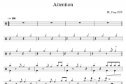Attention鼓谱 Charlie Puth《Attention》架子鼓|爵士鼓|鼓谱