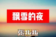 飘雪的夜简谱 张北北《飘雪的夜》简谱+动态视频
