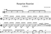 Surprise_Sunrise鼓谱 比赛曲目《Surprise_Sunrise》架子鼓谱+动态视频