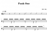 Funk One三级考级曲鼓谱 九拍考级曲《Funk One三级考级曲》架子鼓|爵士鼓|鼓谱