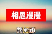 相思漫漫简谱 魏新雨《相思漫漫》简谱+动态视频
