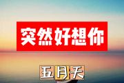 突然好想你简谱 五月天《突然好想你》简谱+动态视频