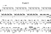 Funk11鼓谱 funk《Funk11》架子鼓|爵士鼓|鼓谱