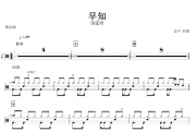 早知鼓谱 谢霆锋《早知》架子鼓|爵士鼓|鼓谱+动态视频