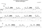 Californication贝斯谱 红辣椒乐队《Californication》贝司BASS谱