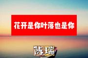 花开是你叶落也是你简谱 陈瑞《花开是你叶落也是你》简谱+动态视频