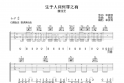 生于人间何罪之有吉他谱 魏佳艺-生于人间何罪之有C调弹唱谱