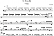 青春太好鼓谱 李明阳《青春太好》架子鼓|爵士鼓|鼓谱