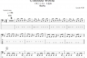 Untitled world 明日方舟贝斯谱 ReoNa-Untitled world 明日方舟(1)贝司BASS谱
