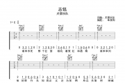 志铭吉他谱 犬儒乐队《志铭》C调弹唱谱
