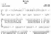 Melody钢琴谱 陶喆《Melody》五线谱|钢琴谱