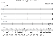 Little Fires Everywhere鼓谱 泳儿《Little Fires Everywhere》架子鼓|爵士鼓
