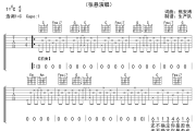 儿歌吉他谱 张悬《儿歌》六线谱C调弹唱谱