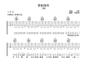 罗刹海市吉他谱 刀郎《罗刹海市》六线谱C调吉他谱