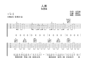 人质吉他谱 张惠妹《人质》六线谱|吉他谱G调