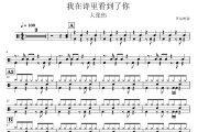 我在诗里看到了你鼓谱 大张伟《我在诗里看到了你》架子鼓|爵士鼓|鼓谱