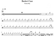 Basket Case 鼓谱 Green Day-Basket Case爵士鼓谱