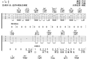 GALA乐队-Young For You六线谱吉他谱 无限延音制谱