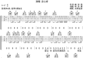 再见只是陌生人吉他谱 庄心妍-再见只是陌生人六线谱无限延音制谱