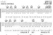 天若有情吉他谱 A-Lin-天若有情六线谱无限延音制谱