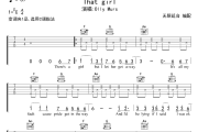 That Girl吉他谱 Olly Murs《That Girl》六线谱无限延音制谱