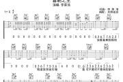 喜剧之王吉他谱 李荣浩-喜剧之王六线谱C调